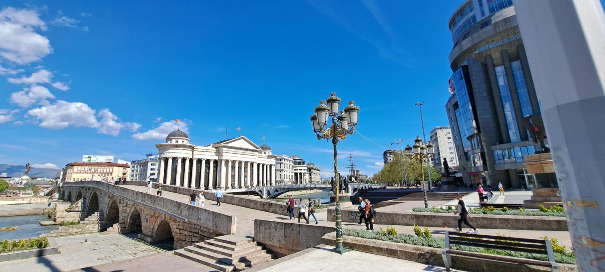 Golden Delight Central Apartment Скоп'є Екстер'єр фото